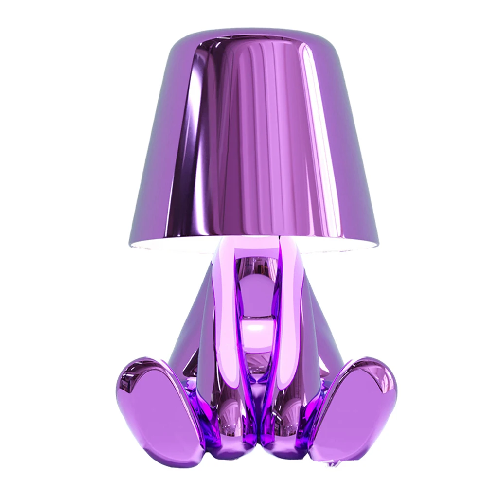 

Table Lamp For Wonderful Decoration Made With Aluminum Sturdy And Durable Thinker Statue Table Lamp
