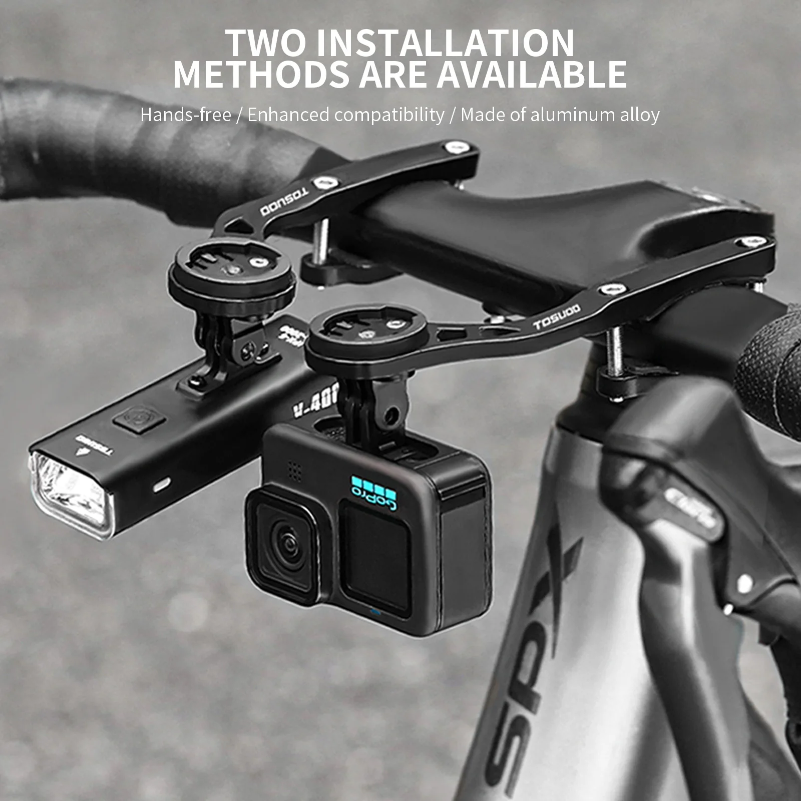 TOSUOD Bicycle Speedometer Bracket Lightweight Integrated Mount Extension - Image 2