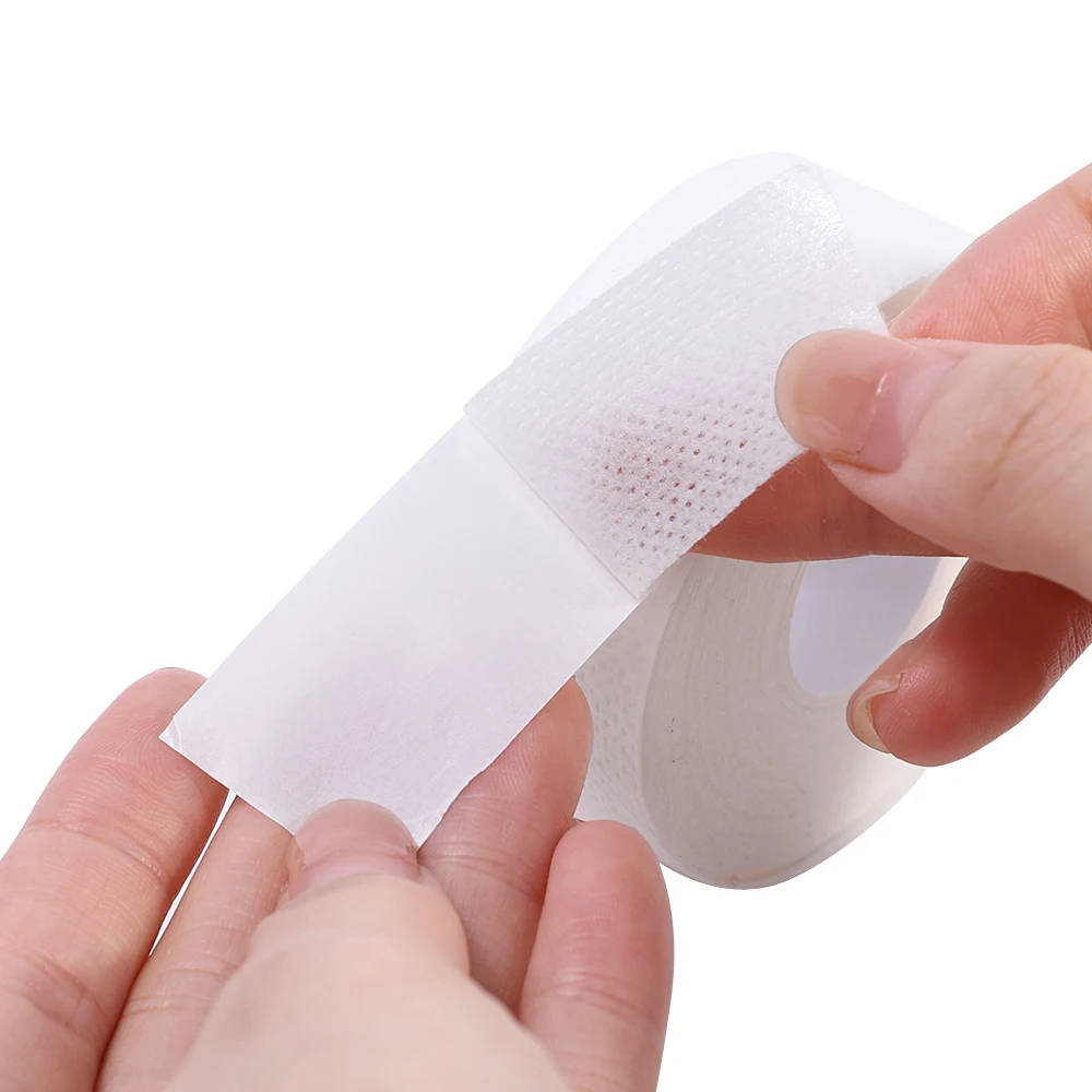 Disposable Self-Adhesive Collar sticker Women Men Absorbent Anti-dirt T-shirt Collar Sticker Protector Neck Liner Pads 8M*2.CM Self Adhesive Fabric Tape Self Adhesive Tape Clothing Auxiliary Fabric