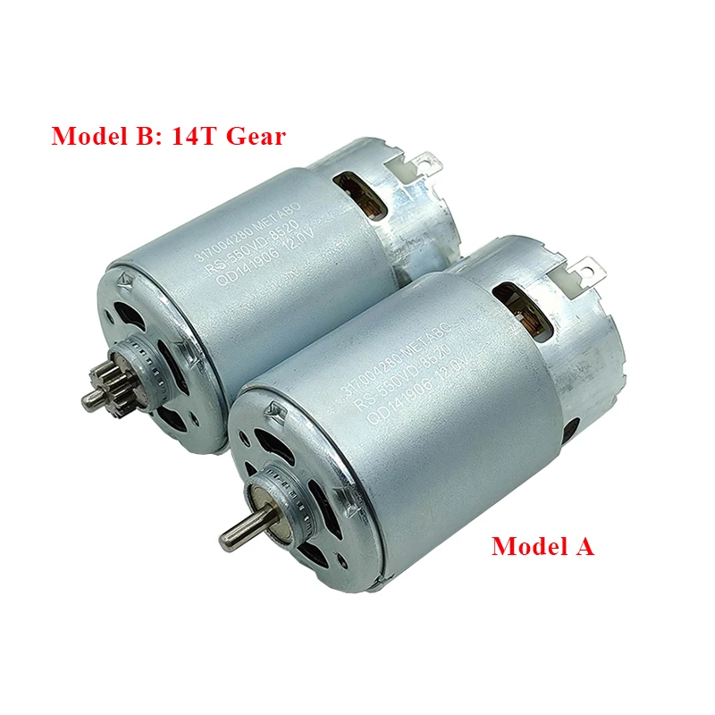 MABUCHI RS-550VD-8520 317004280 DC 12V 22000RPM высокоскоростной Электрический двигатель для METABO, беспроводная дрель, садовые инструменты