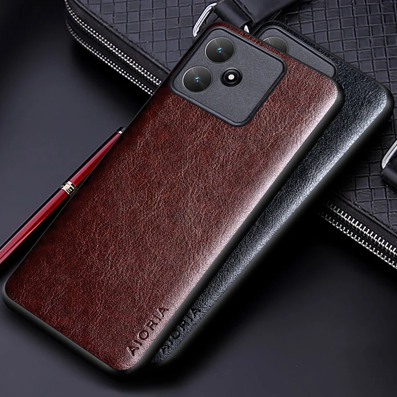 Luxury Leather Business Phone Case – Premium Soft & Hard Shell Protection