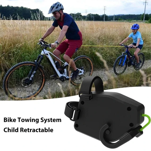 Cuerda de remolque para bicicleta de montaña, cuerda elástica portátil para  padres e hijos - AliExpress