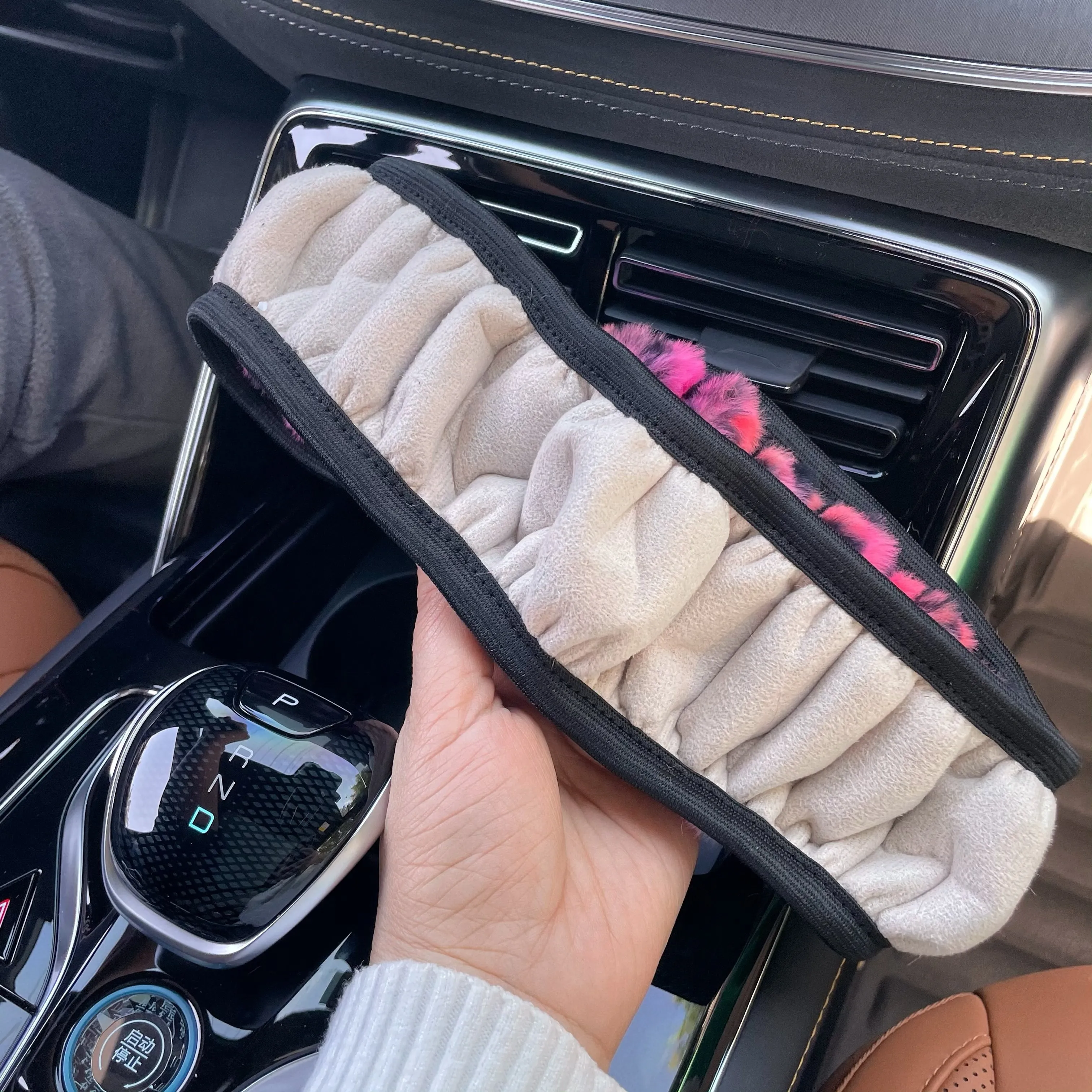Funda De Volante Con Estampado De Leopardo, Fundas Para Asientos De Coche, Alfombrillas, Marco Para Matrícula, Funda Para Cinturón De Seguridad, Parasol, Bonitos Accesorios Para Coche. - México