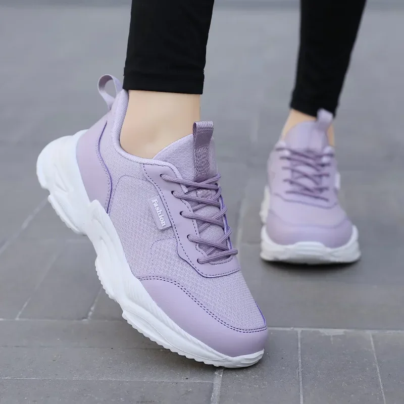 Women Sneakers Mesh Breathable Fashion Female Autumn High Quality Running Tennis Shoe Comfortable Casual Shoes  Zapatillas Mujer