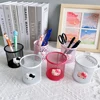 Sanrio Series Cute Hello Kitty Fashion Pen Holder Desktop Decorations Anime Fans Girl Creative Round Pen Holder 6