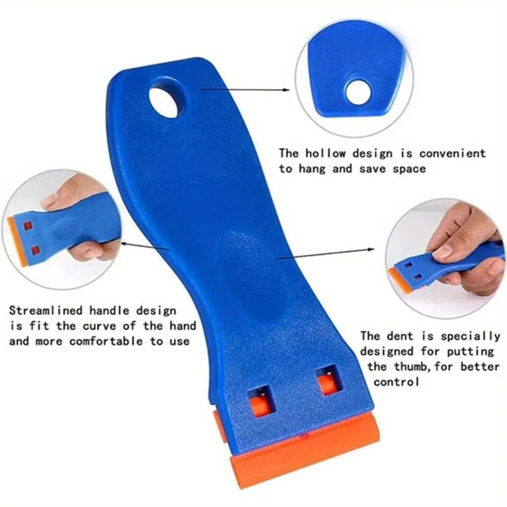 Multifunctional Glue Removal Shovel, Plastic Scraper Tool, Sticker Remover Tool, Glass Sticker Remover, Car Remover,