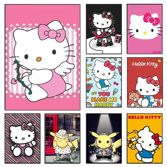 Hello Kitty Cartoon - 5D Diamond Painting 