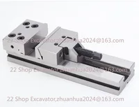 GT100 (100 x 100) 4 Inch Precision Combination Flat Nose Pliers Manual Clamp Machine Large Opening Fixture Precision Bench Vise 2