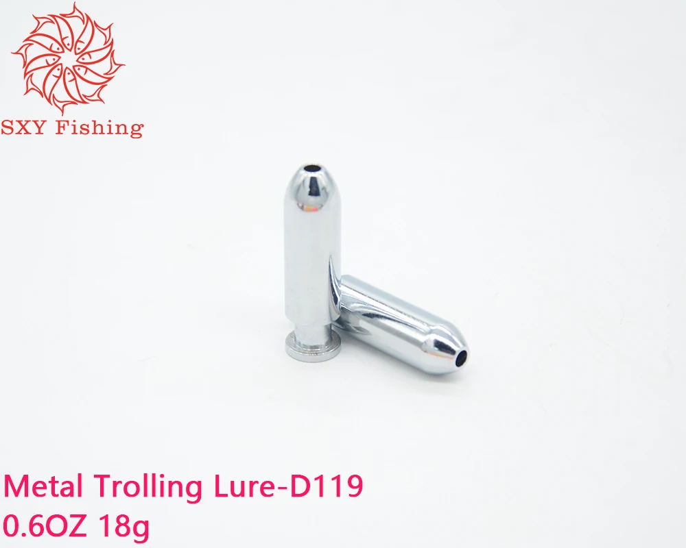 Sxy Fishing Metal Trolling Lure Big Game Lure Metal Head Bait Fishing Lure Diy Jet Head Bait Super Smoker Head D119 18G 0.6Oz