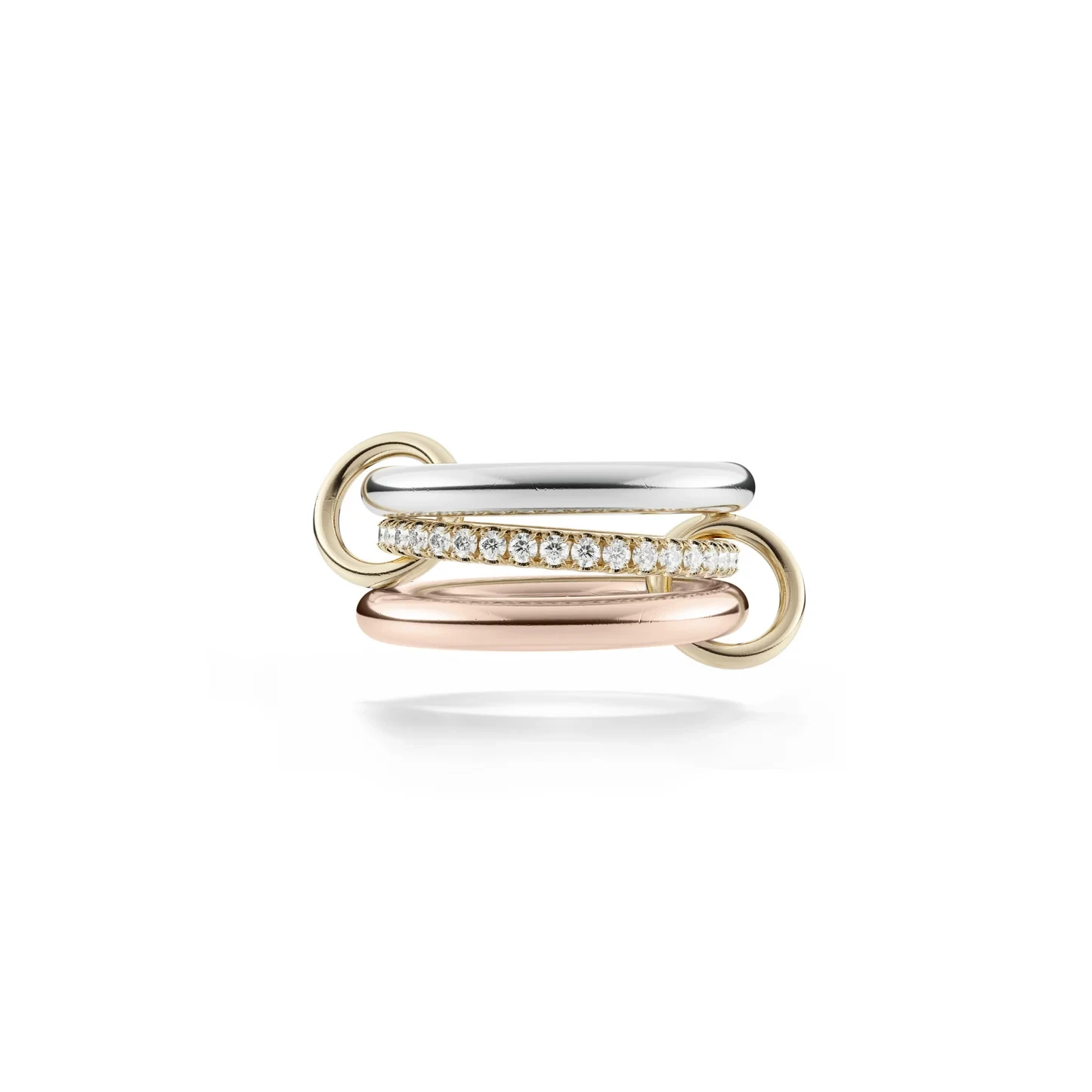Stacking Engagement Band Rings For Women Plain Micro Paved 5A CZ Mix Color Multi Pieces Stack Full Finger Jewelry 4