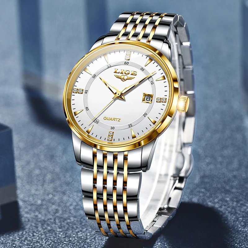 Elegant Women's Luxury Waterproof Bracelet Watch - Fashion Quartz Timepiece