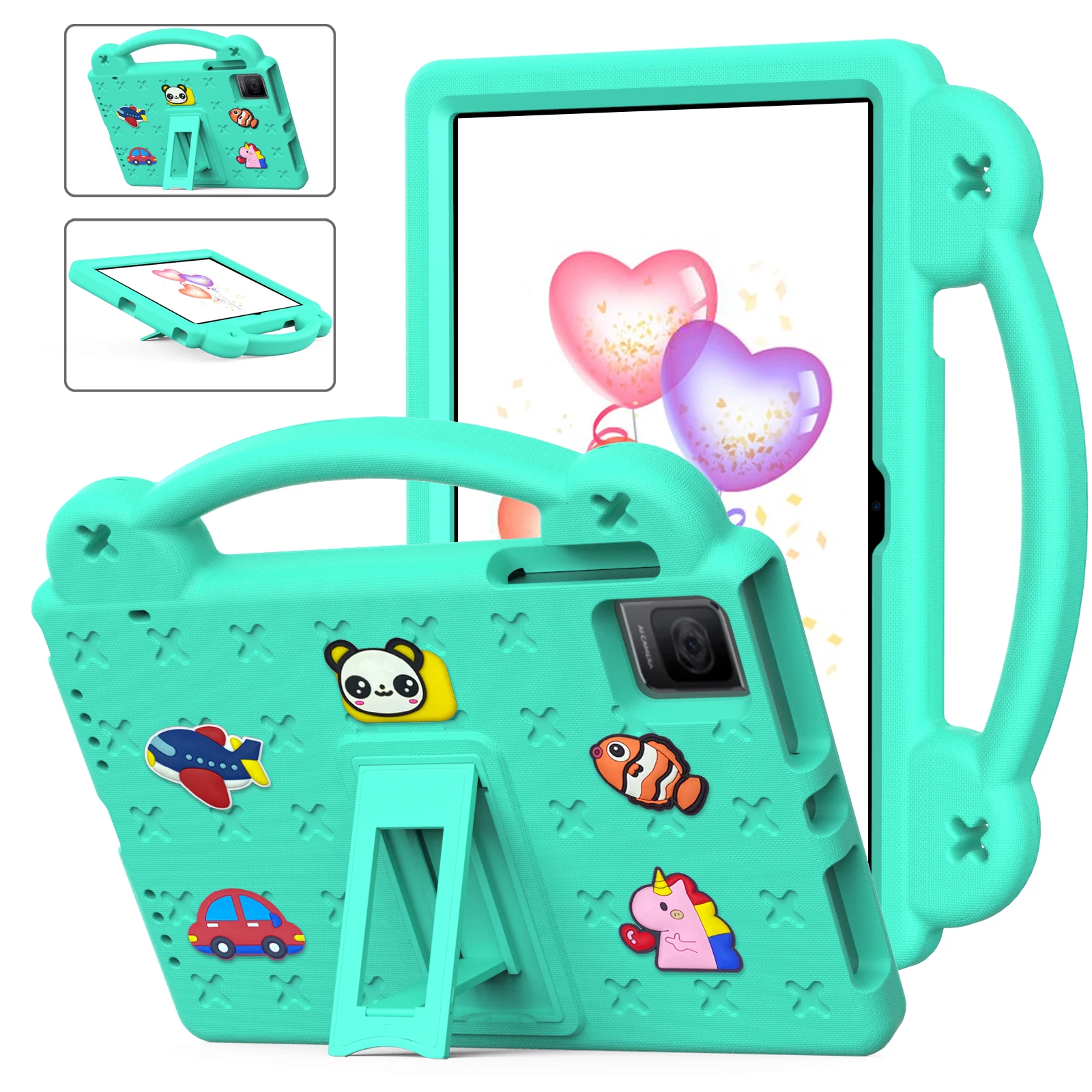 Kids Shockproof Tablet Case with Handle & Stand