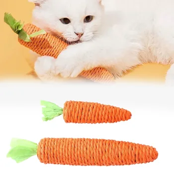 Carrot Voice Activated Cat Toy 1