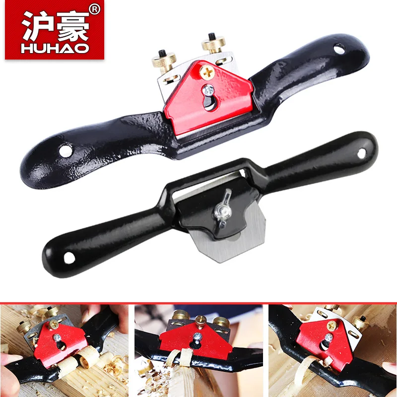 HUHAO Hand Planer Woodworking Tools Spokeshave and Planer Blades for Carpenters Precision Craftsmanship Manual Hand Tools