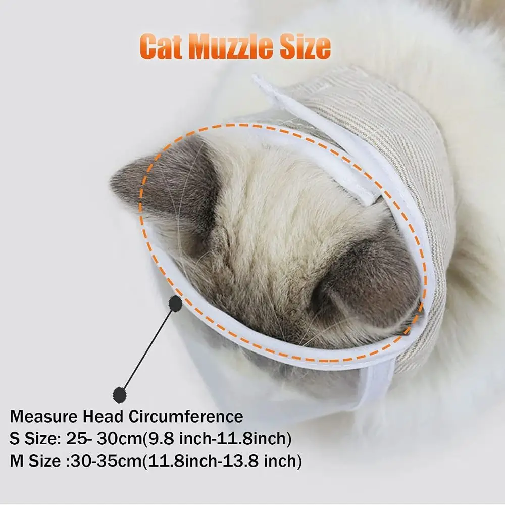 Pet Muzzles Anti Bite Puppy Kitten Muzzles Mask Pet Product Cat Muzzle Breathable Dogs Cats Bathing Grooming Tools