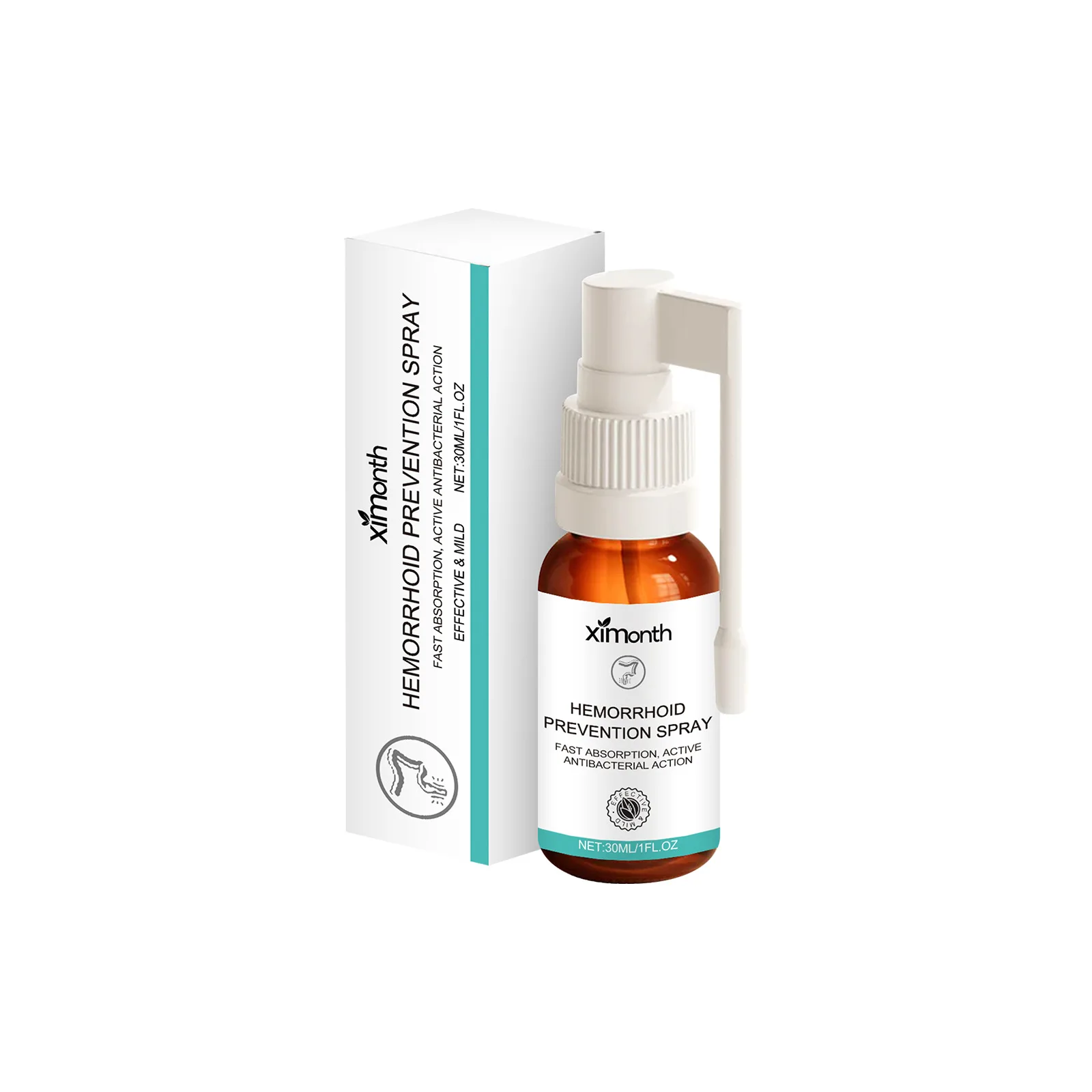Hemorrhoids Treatment Spray Piles Pain Anal Fissure Swell Bleeding Internal External Mixed Hemorrhoids Removal Anti Inflammatory