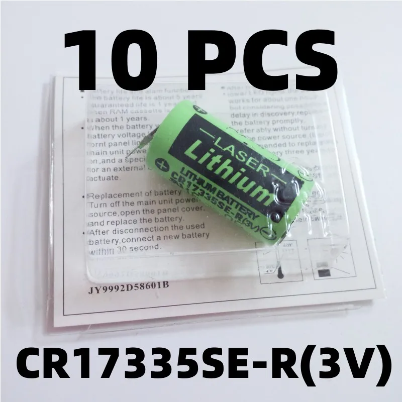 

Новые оригинальные литиевые аккумуляторы SANYO CR17335SE(3 В) CR17335 PLC с контактами зеленые, 10 шт.