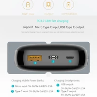 FERISING Mini 18W Power Bank 10000mAh 3