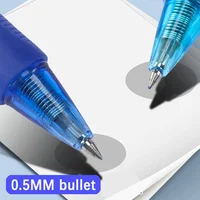 6pen/30refills 0.5mm Large Capacity Erasable Gel Pen Set 6Color Refill Ink Washable Handle Erasable Magic Pen Writing Stationery 2