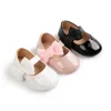 Spring Summer Newborn Baby Girl Shoes Bowknot Rubber Sole Anti-Slip First Walker Toddler Performance Dance Baby Shoes for Girl 1