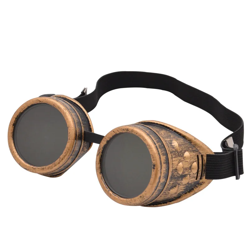 

Vintage Gothic Glasses Riding Goggles Halloween Ornament Welding Rivet Steampunk Glasses Prom Porps Party Decoration 2023 Mew