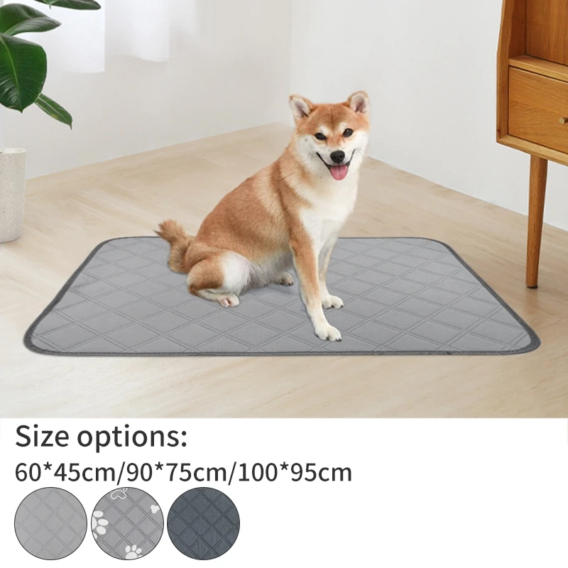 ReusablePetPeeMatWashablePuppyMatforHomeOutdoorWaterproof