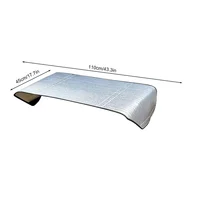 Housse extérieure de climatiseur, économie d'énergie extérieure, housse étanche à la pluie, housse anti-poussière étanche pour climatiseur, couverture d'unité AC 2