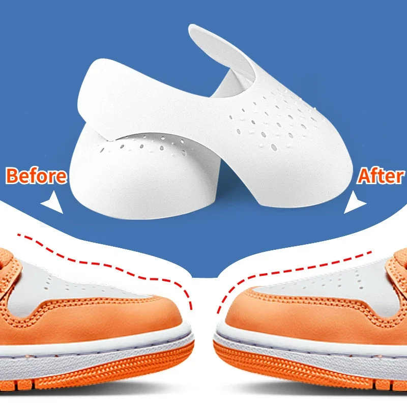 Crease Protector Shoe Anti Crease Bending Crack Toe Cap Support Shoe Stretcher Lightweight Keeping Shield Sport Protector shoe protector