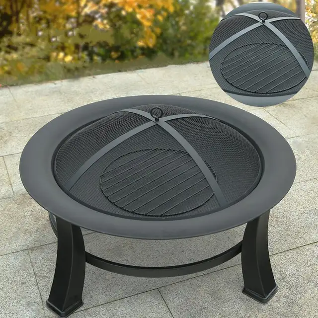 30 "Tűz Gödrök Kerek Pörkölt Kályha Vasfűtő Pörkölés Brazier Multifunkcionális Barbecue Kültéri Melegítők - Image 2
