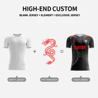 Custom Full Sublimation Player Version Football Jerseys Long Short Sleeve Football Shirt Breathable Training Soccer T shirt Men 2