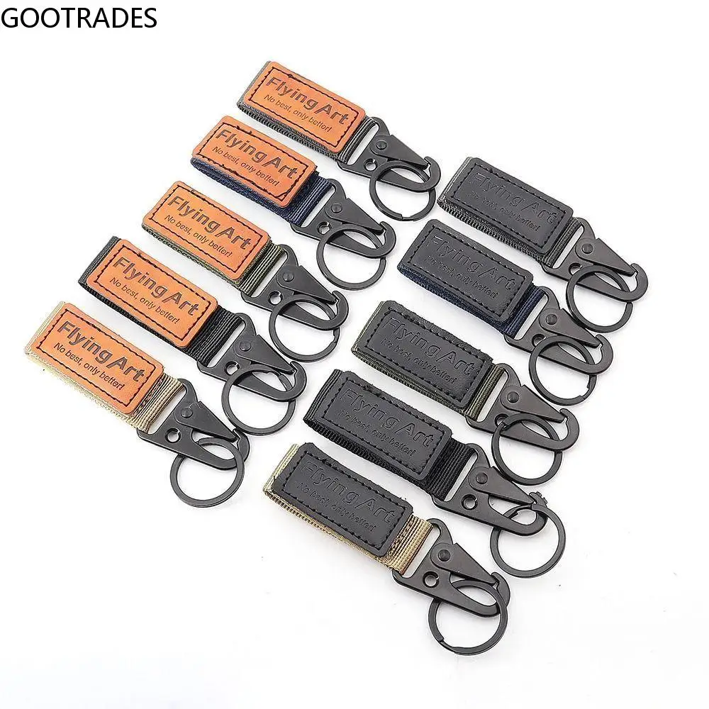 

1PC Carabiner Outdoor Keychain Keys Holder Camping Backpack Belt Hook Hanging Buckle Muilter Clip