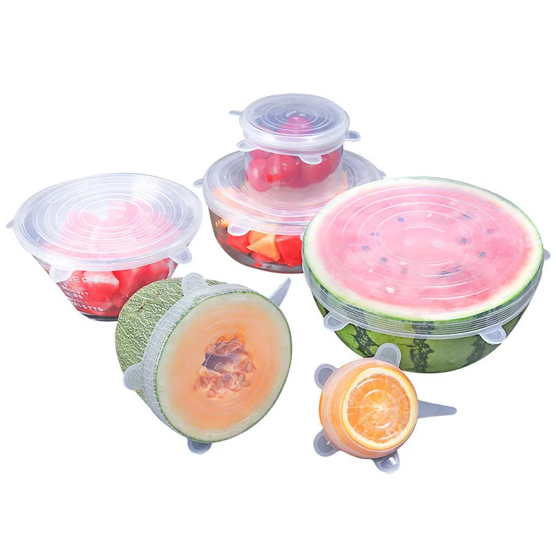 Silicone Stretch Lids – Reusable Food Seal Covers