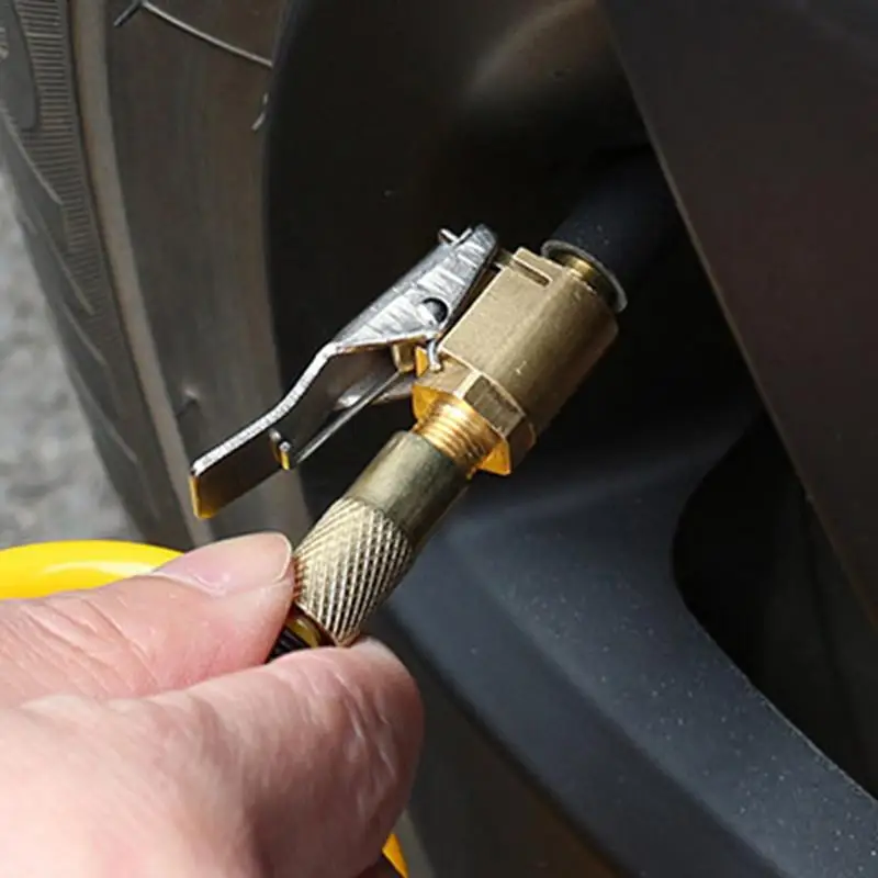 Car Air Pump Thread Nozzle Adapter Car Pump Accessories Fast Conversion Head Clip Type Nozzle Accessories