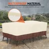 420D HEAVY DUTY Outdoor Garden Furniture Cover for Sofa Table Chair Patio Waterproof Wind-Proof Anti-UV Against Rain Snow 4