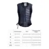 Equestrian Vest Professional Padded Horse Riding Vest Black Zipper Protector Gear Waistcoat 6