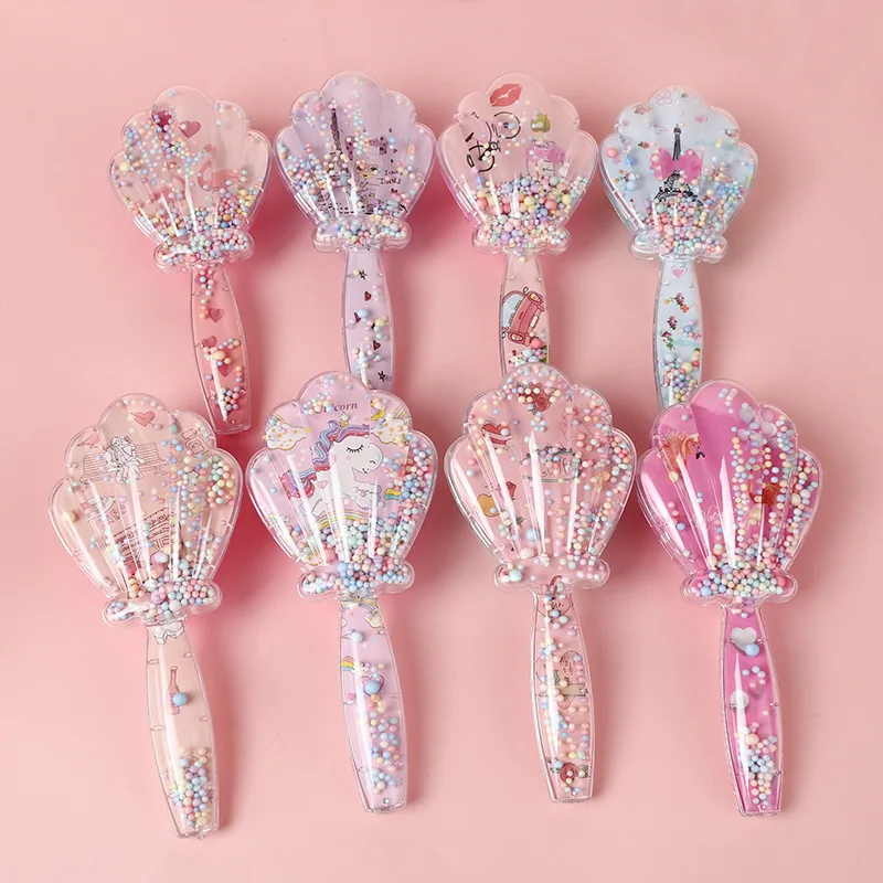 Child and Women Hair Comb Portable Shell-shaped Safety Airbag Comb Cute Straighten Hair Brush Massage Hairdressing Products 4