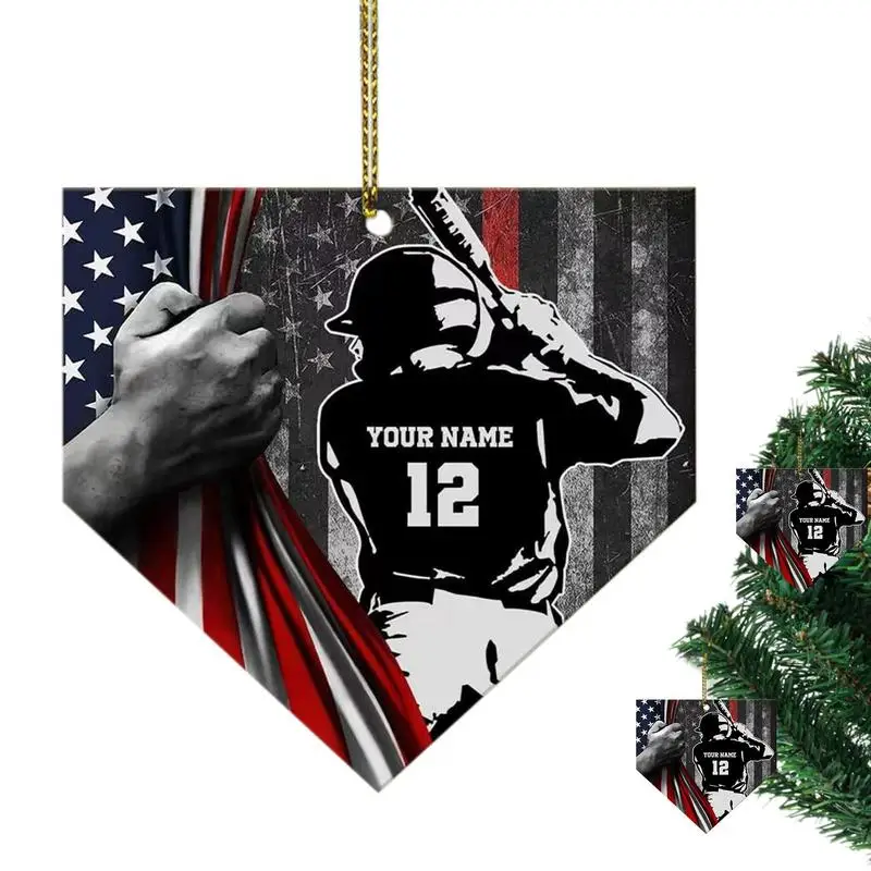 

Small Christmas Ornaments For Mini Tree Unique Baseball Theme Hanging Pendants Hanging Ornaments Decorative Miniature Ornaments