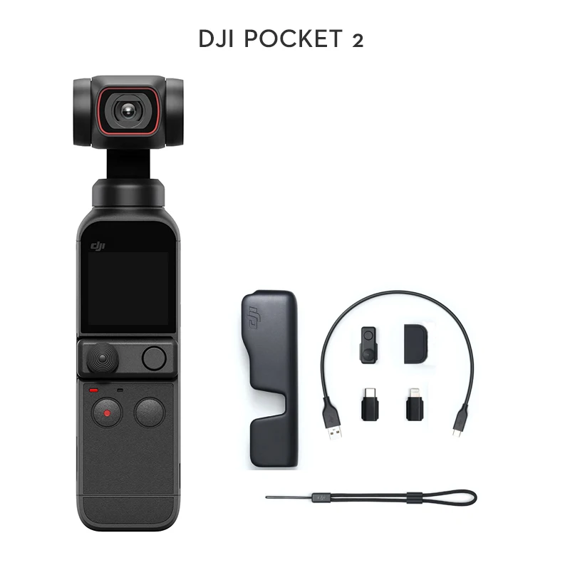 DJI Pocket 2 handheld gimbal 64MP Images camera ActiveTrack 3.0