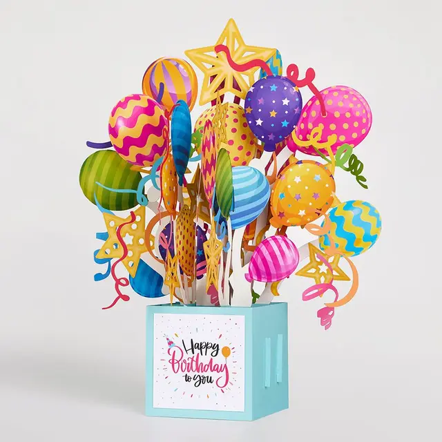 Birthday Card Pop Up With Envelope