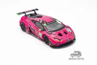 MINI GT 1:64 Huracin GT3 EVO2 #83 lron Dames 2023 Daytona 24 Hrs LHD Diecast Model Car 2