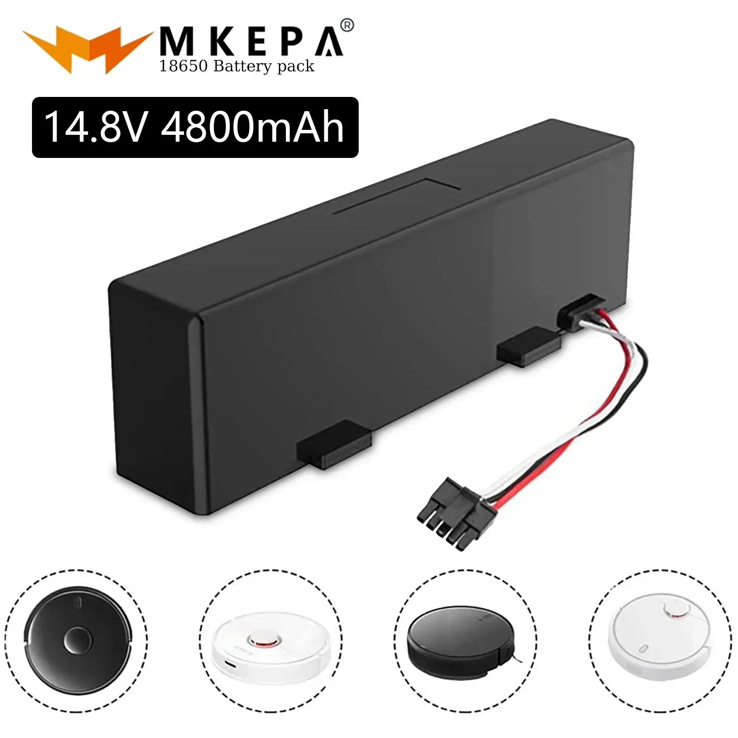 STYTJ02YM 14,8 в 4800 мАч Xiaomi Mop Pro робот-пылесос, Сменный аккумулятор для Yunmi MVVO1-JG Haier JX37