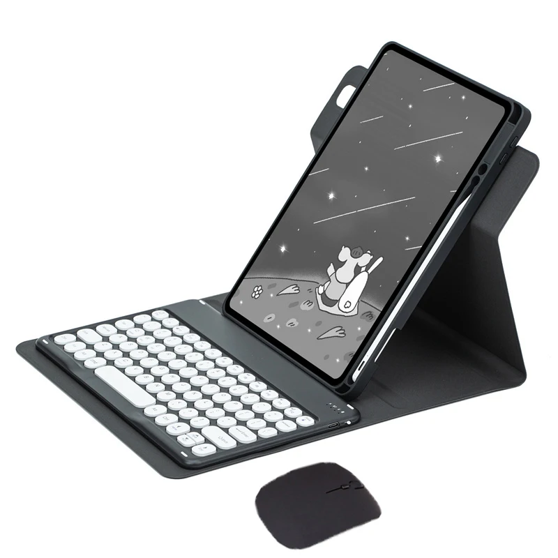 Enhanced 360° Rotating Keyboard Case with Adjustable Stand