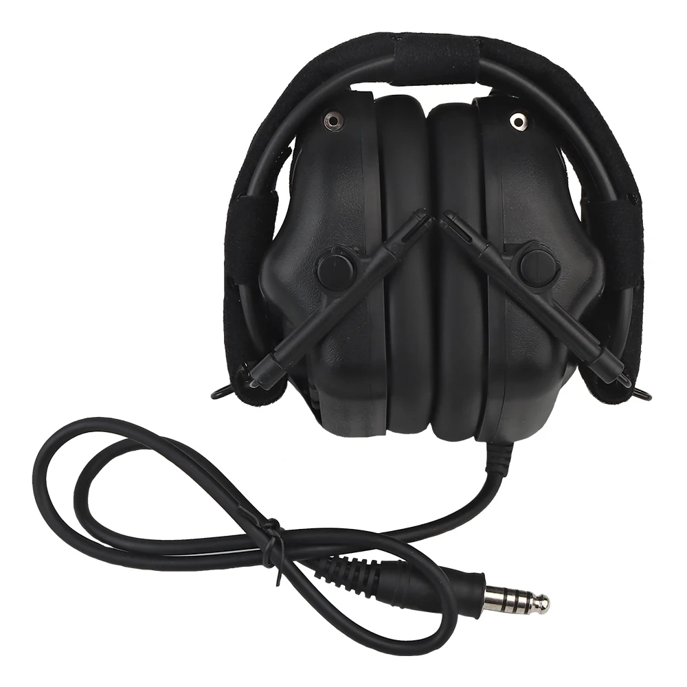 Tactical 5TH GEN  Headset Electronic Folding Sound Pickup & Noise Reduction Headphone With Silicone Earmuffs