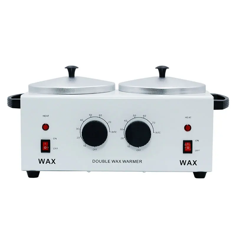 wax heater machine 220V 110V Double Depilatory Paraffin Melting Paraffine Warmer SPA Epilator Hair Removal Tool EU/US Plu