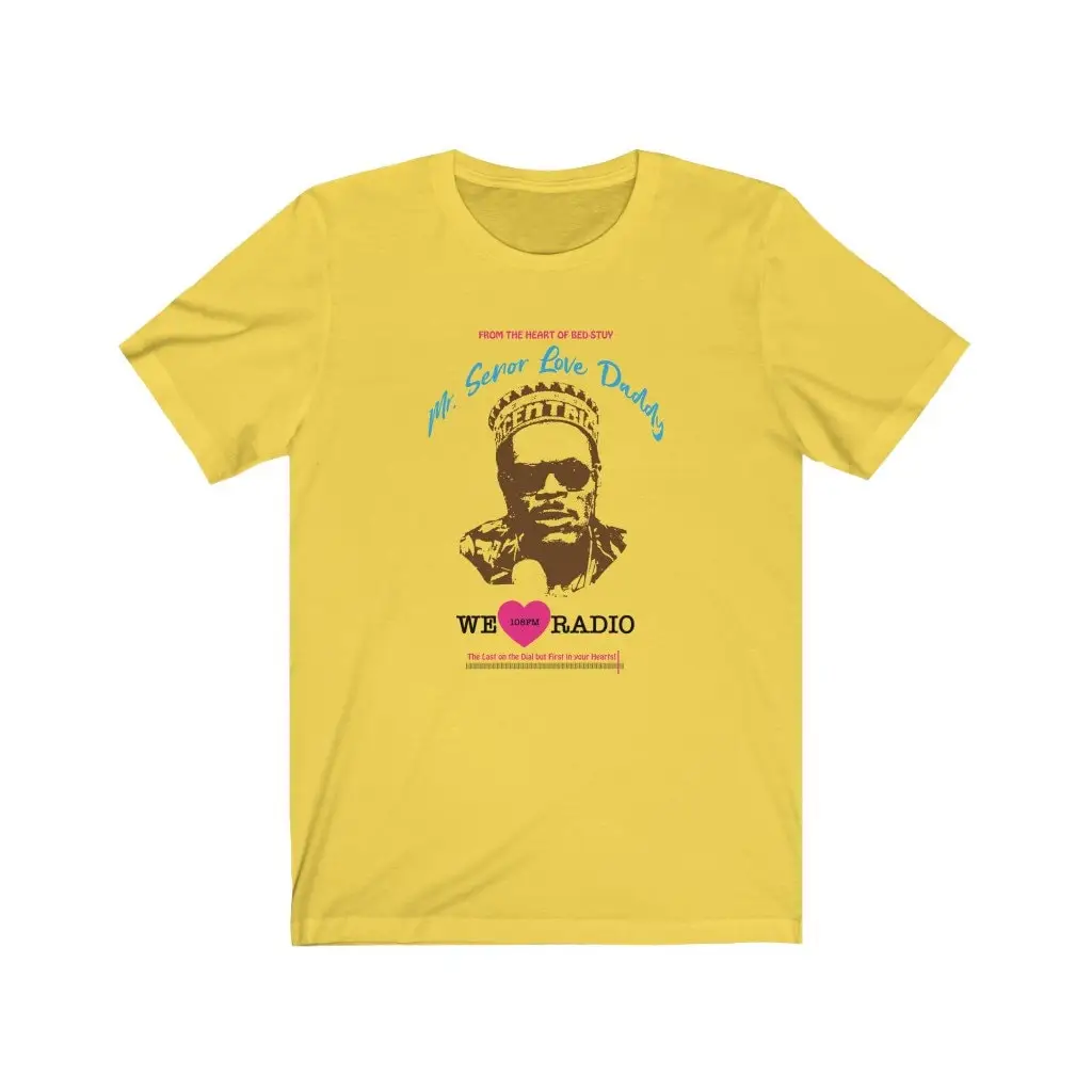 T-Shirt Mr. Senor Love Daddy. Fai La Cosa Giusta. Spike Lee.