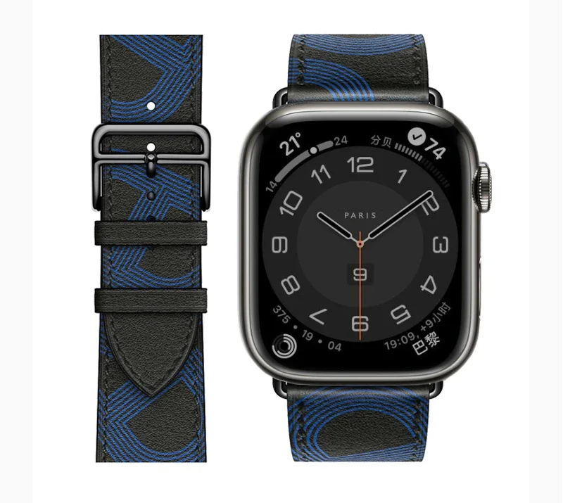 Premium Genuine Leather Watch Strap - Elegant and Versatile Wristband Bracelet