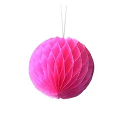 Vibrant Honeycomb Ball Decoration for Celebrations and Events (Rose)