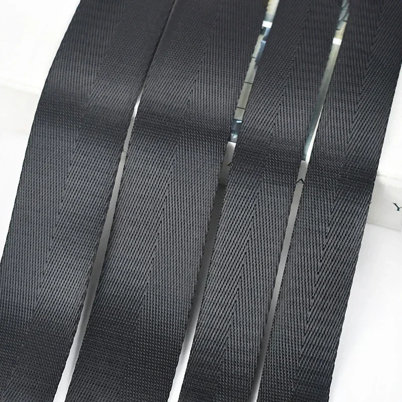 10m Black Nylon Webbing Tape
