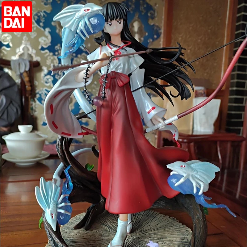 

26cm Anime Inuyasha Figure Inuyasha Kikyo Action Figure Toys Inuyasha Pvc Model Doll Figurine Collection Ornament Toy Kids Gifts