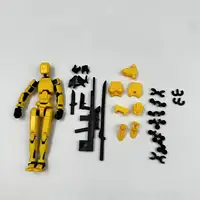DIY T13 Action Figure Titan Multi-Jointed Movable Shapeshift Lucky Robot With Girl accessories 3D Printed Action Figures Toys 6
